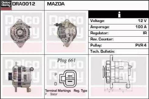 Remy DRA0012 - Alternatore autozon.pro