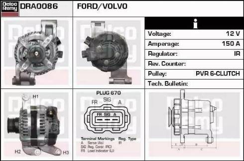 Remy DRA0086 - Alternatore autozon.pro