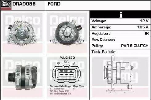 Remy DRA0088 - Alternatore autozon.pro