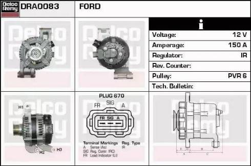 Remy DRA0083 - Alternatore autozon.pro