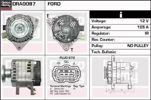 Remy DRA0087 - Alternatore autozon.pro