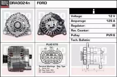 Remy DRA0024N - Alternatore autozon.pro