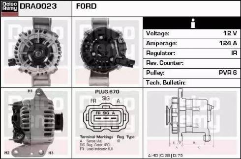 Remy DRA0023 - Alternatore autozon.pro