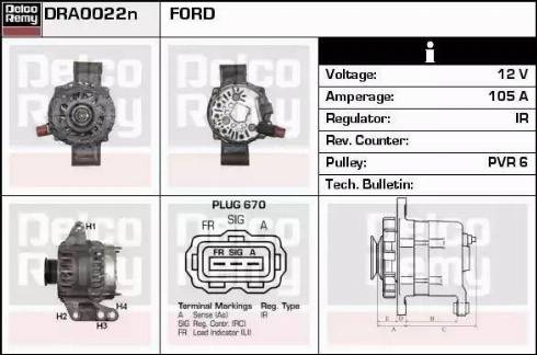 Remy DRA0022N - Alternatore autozon.pro