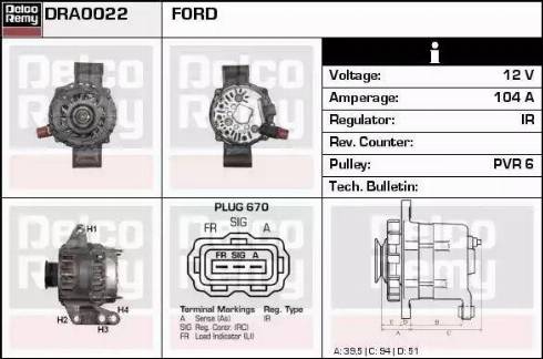 Remy DRA0022 - Alternatore autozon.pro