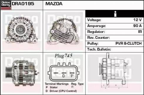 Remy DRA0195 - Alternatore autozon.pro