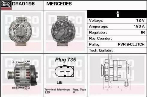 Remy DRA0198 - Alternatore autozon.pro