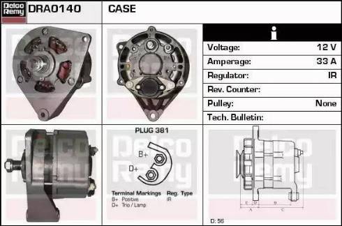 Remy DRA0140 - Alternatore autozon.pro