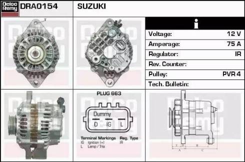 Remy DRA0154 - Alternatore autozon.pro