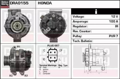 Remy DRA0155 - Alternatore autozon.pro