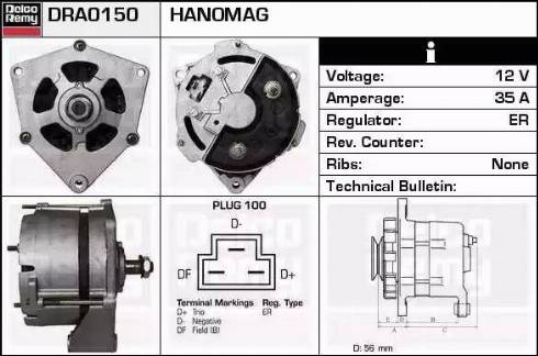 Remy DRA0150 - Alternatore autozon.pro