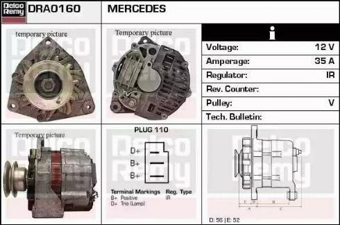 Remy DRA0160 - Alternatore autozon.pro