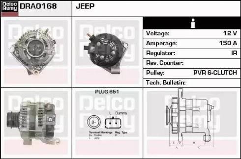 Remy DRA0168 - Alternatore autozon.pro