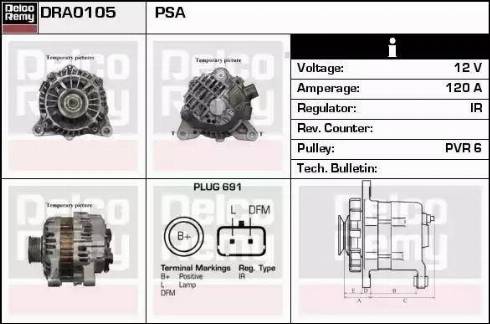 Remy DRA0105 - Alternatore autozon.pro