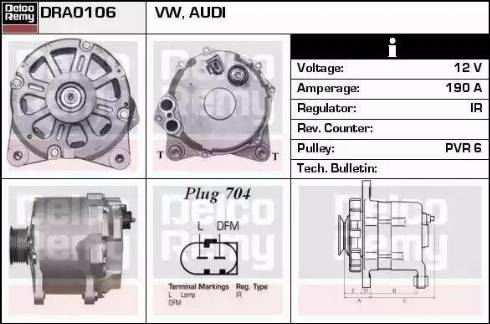 Remy DRA0106 - Alternatore autozon.pro