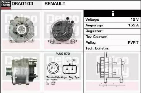 Remy DRA0103 - Alternatore autozon.pro