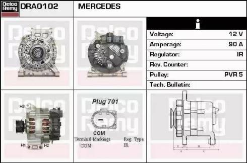 Remy DRA0102 - Alternatore autozon.pro