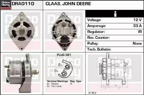 Remy DRA0110 - Alternatore autozon.pro