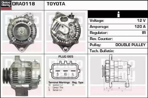 Remy DRA0118 - Alternatore autozon.pro