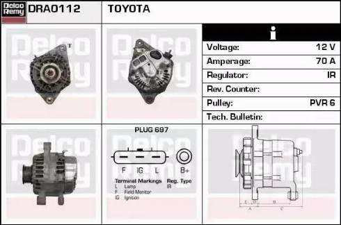 Remy DRA0112 - Alternatore autozon.pro