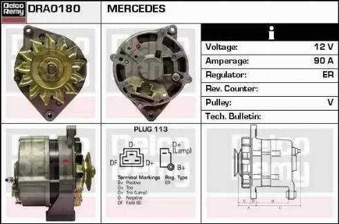 Remy DRA0180 - Alternatore autozon.pro