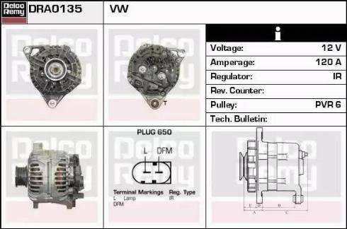 Remy DRA0135 - Alternatore autozon.pro