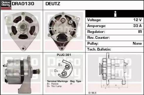 Remy DRA0130 - Alternatore autozon.pro