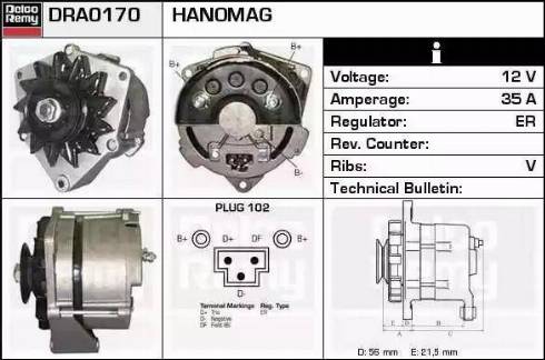 Remy DRA0170 - Alternatore autozon.pro