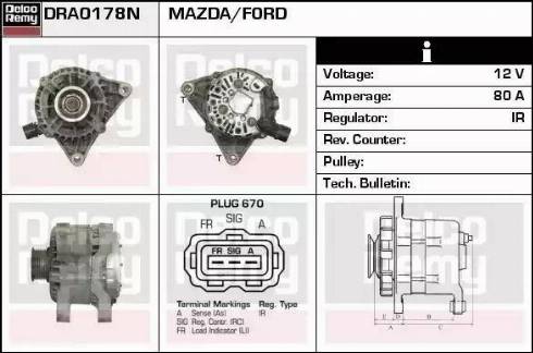 Remy DRA0178N - Alternatore autozon.pro