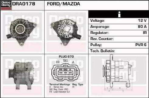 Remy DRA0178 - Alternatore autozon.pro