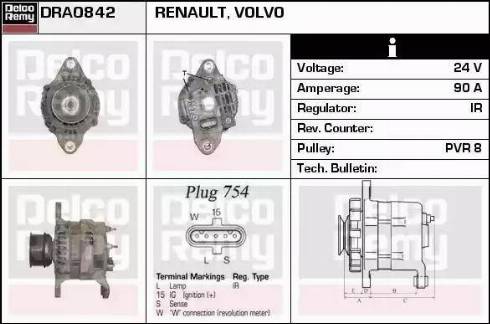 Remy DRA0842 - Alternatore autozon.pro