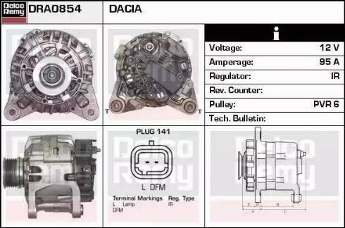 Remy DRA0854 - Alternatore autozon.pro