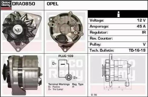 Remy DRA0850 - Alternatore autozon.pro