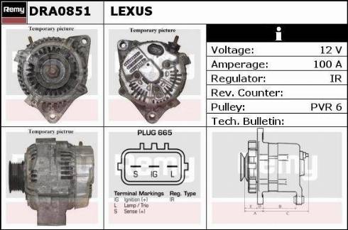 Remy DRA0851 - Alternatore autozon.pro