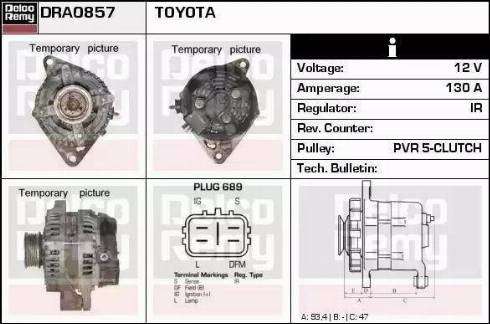 Remy DRA0857 - Alternatore autozon.pro