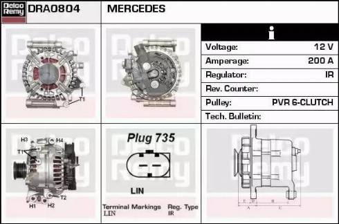 Remy DRA0804 - Alternatore autozon.pro