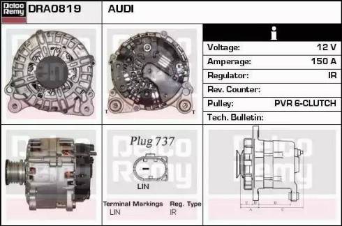 Remy DRA0819 - Alternatore autozon.pro