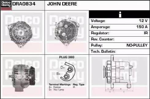 Remy DRA0834 - Alternatore autozon.pro