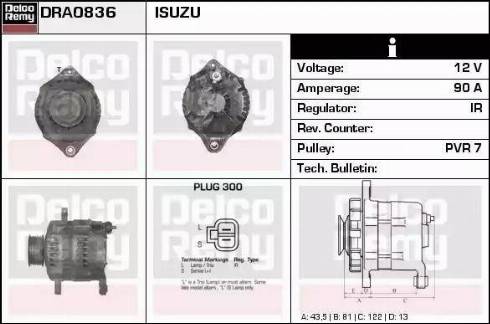 Remy DRA0836 - Alternatore autozon.pro