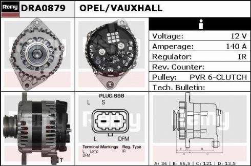 Remy DRA0879 - Alternatore autozon.pro