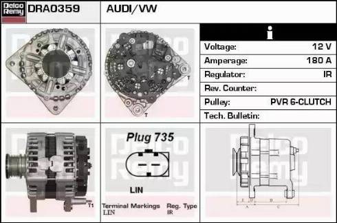 Remy DRA0359 - Alternatore autozon.pro