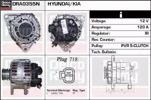 Remy DRA0355N - Alternatore autozon.pro