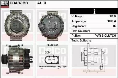 Remy DRA0358 - Alternatore autozon.pro