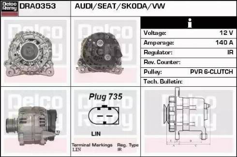 Remy DRA0353 - Alternatore autozon.pro