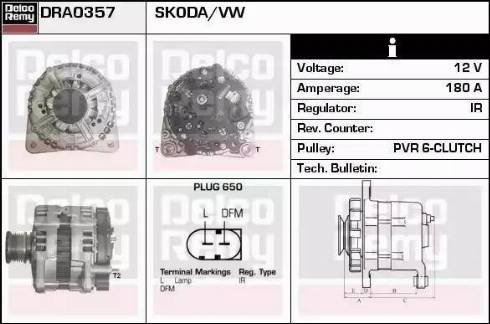 Remy DRA0357 - Alternatore autozon.pro