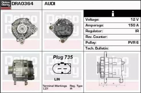 Remy DRA0364 - Alternatore autozon.pro