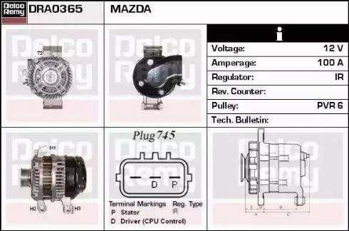 Remy DRA0365 - Alternatore autozon.pro