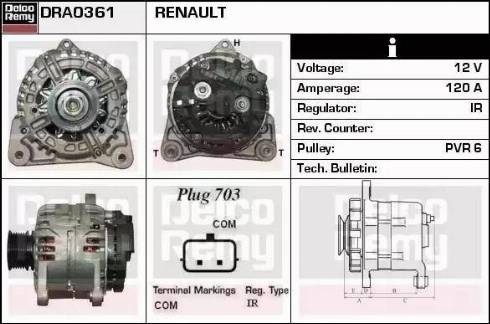 Remy DRA0361 - Alternatore autozon.pro