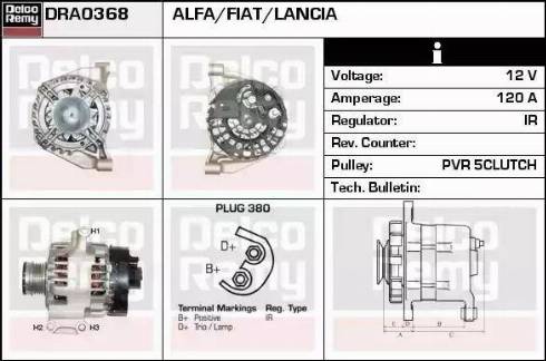 Remy DRA0368 - Alternatore autozon.pro