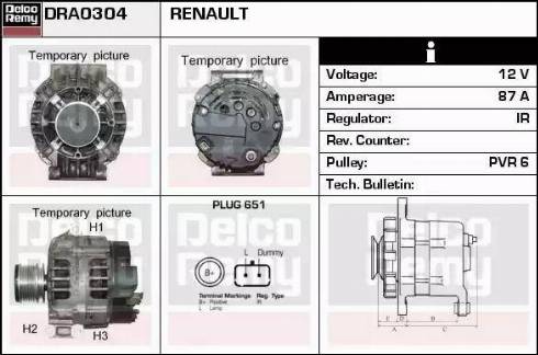 Remy DRA0304 - Alternatore autozon.pro